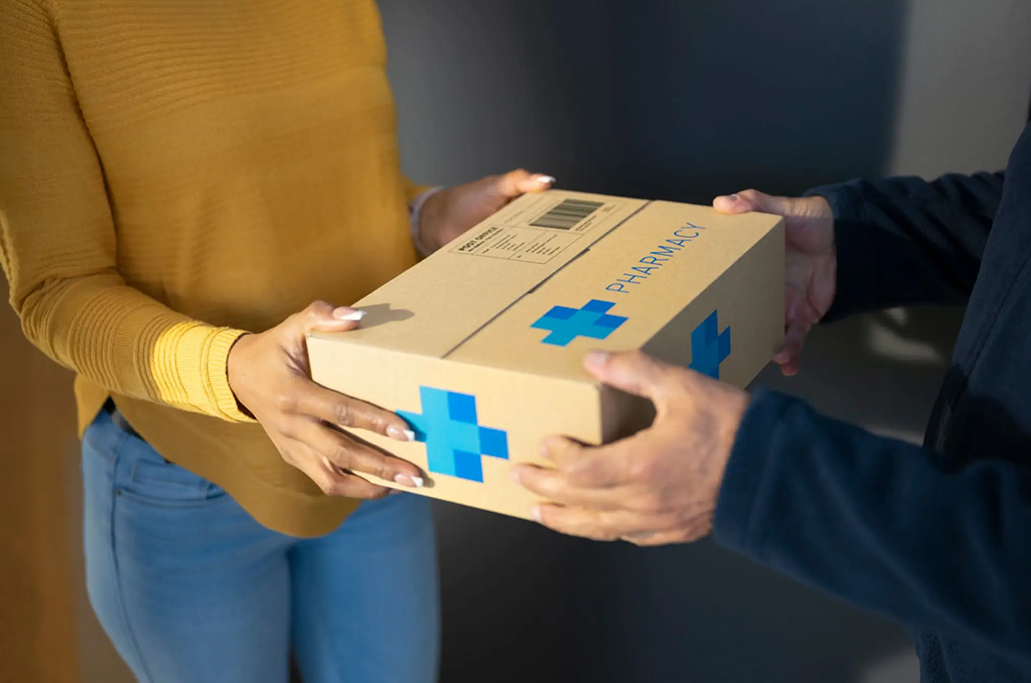 Medical courier delivery