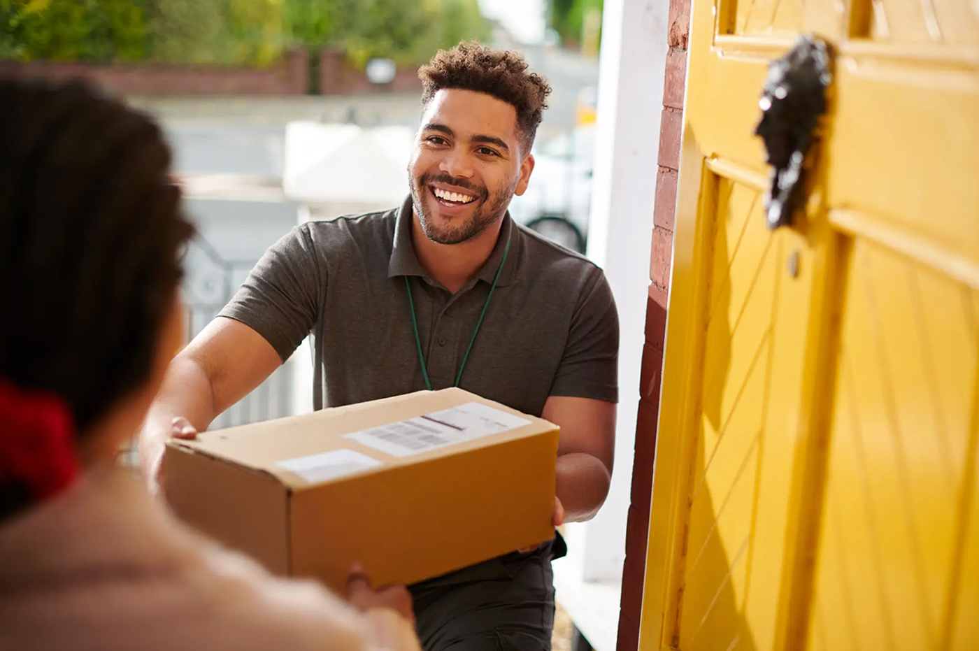 Courier providing exceptional service