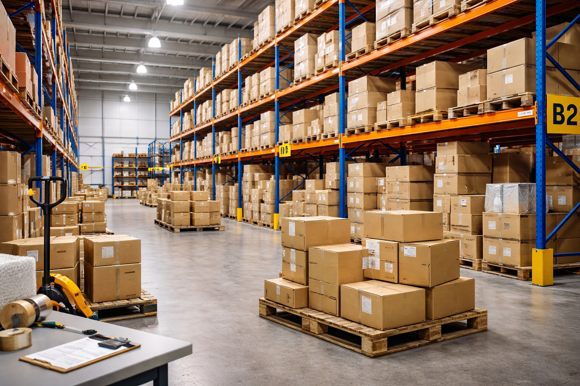 Secure Parcel Storage Warehouse